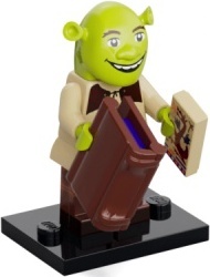 colshr-4 SHREK: Shrek met tegel, boek en standaard 0M0000 NIEUW *