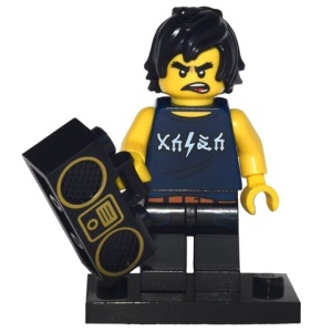 coltlnm-8 The Ninjago Movie- Cole met beatbox en voetstuk NIEUW *0M0000