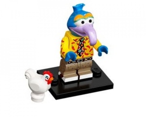 coltm-4 MUPPETS: Gonzo met kip en standaard 0M0000 NIEUW *