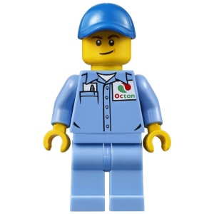 cty0689 Monteur, middenblauwe overal met OCTAN logo NIEUW *0M0000
