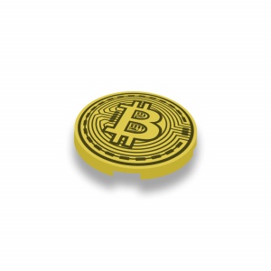 CUSE8167 Tegel 2x2 rond Brickcoin