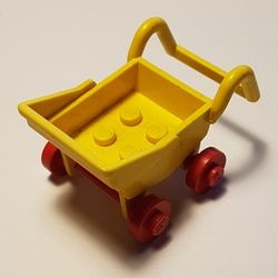 fabad3c01-3G FABULAND kinderwagen geel gebruikt *