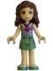 frnd074 Friends- Olivia, zandgroene rok, lavender top met logo NIEUW *2M0000 - Img 2