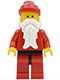 hol007G KERSTMAN Met mandje rode benen zwarte heupen gebruikt *0M0000