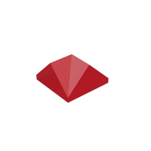 HU011 DAKPAN 2x2 nok L DUPLO compatible rood NIEUW *