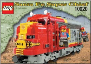 INS10020 10020 BOUWBESCHRIJVING- Santa Fe Super Chief NIEUW *