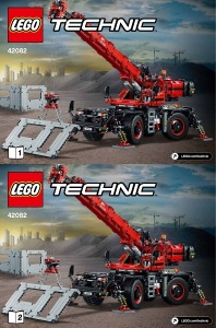 INS42082 42082 BOUWBESCHRIJVING- Rough Terrain Crane NIEUW *
