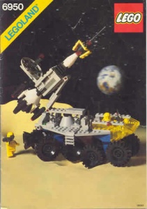 INS6950-G 6950 BOUWBESCHRIJVING- Mobile Rocket Transport gebruikt *LOC RBL