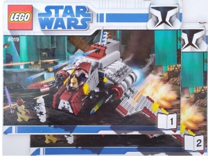INS8019-G 8019 BOUWBESCHRIJVING- Republic Attack Shuttle (2 boekjes) gebruikt *LOC 6220