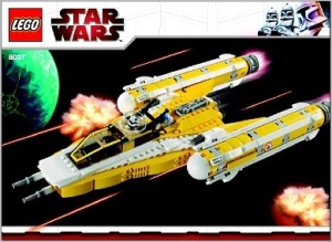 INS8037-G 8037 BOUWBESCHRIJVING- Anakin's Y-wing Starfighter (1) gebruikt *LOC 6212
