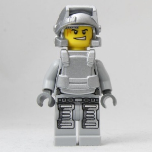 pm026G Power Miners- Ingenieur, grijs pak gebruikt *0M0000