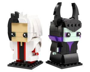 Set 40620-G BrickHeadz Cruella & Maleficent, met doos (99% compleet) gebruikt *