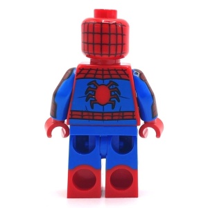 sh0708 Superheroes- Spider Man printed blue arms, red boots NIEUW *0M0000