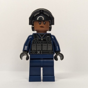 sh0917 Superheroes- SHIELD agent, vrouw NIEUW *0M0000