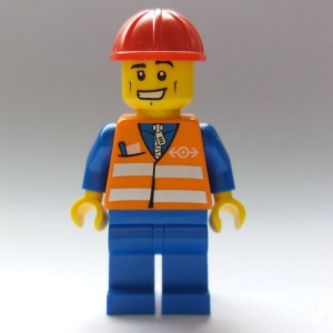 trn232G Oranje vest met veiligheidsstrepen gebruikt *0M0000