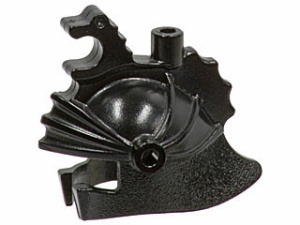 x43-11 Ridderhelm met Drakenkroon (zie ook pluim) zwart NIEUW *0L0000