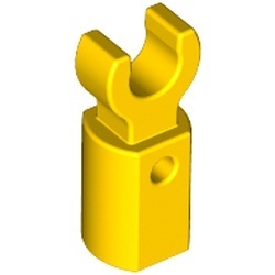 11090-3 Staafhouder met clip geel NIEUW *0W001