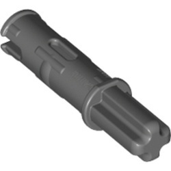 11214-85 Technic, Pin 3L met frictie en L1 as grijs, donker (blauwachtig) NIEUW *0B021