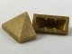 15571-115 DakNOK 45 graden 2x1 driekantig NOPHOUDER goud, parel NIEUW *1B184