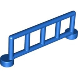 2214-7G DUPLO Hek 1x6x1 met 5 palen blauw gebruikt *