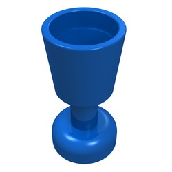 2343-7 Bokaal blauw NIEUW *0W010