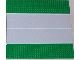 2358px2-6G Vliegveldplaat 32x32 met startbaan/weg met doorgetrokken streep 7 noppen breed groen gebruikt *3K000