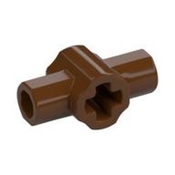 24122-88 Technic, Hub met twee stokhouders (hilt lightsaber) bruin, roodachtig NIEUW *0B006