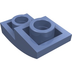 24201-55 Omgekeerde dakpan 2x1 rond blauw, zandkleurig NIEUW *1B105
