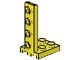 2422-3g Verbindingsstuk 2x2- 1x4 staand geel gebruikt *6K1
