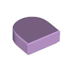 24246-154 Tegel 1x2 halve circel (Stadium) lavender, licht NIEUW *5A077