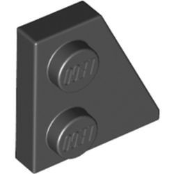 24307-11 Wig plaat 2x2 rechts zwart NIEUW *1B228