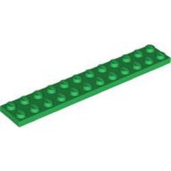 2445-6G Platte plaat 2x12 groen gebruikt *1A036
