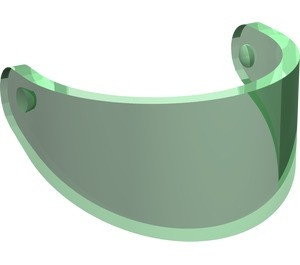 2447-20G Helmvizier transparant groen NIEUW *0L0000