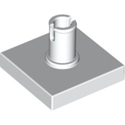2460-1 Tegel 2x2 met pin wit NIEUW *1B328
