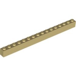 2465-2G Steen 1x16 crème gebruikt *1A049