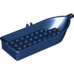 2551-63 Roeiboot 14x5x2 blauw, donker NIEUW *
