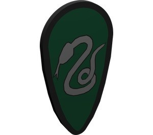 2586ph2-11 Schild ovaal HP Slytherin motief zwart NIEUW *0L0000