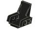 2717-11G Technic Stoel basis 3x2 zwart gebruikt *1R0000