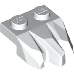 27261-1 Plaat 1x2 met 3 klauwen wit NIEUW *5C019