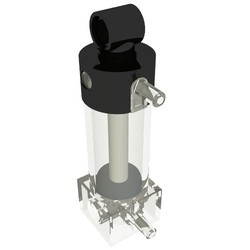 2793c01-12 Pneumatische cilinder transparant NIEUW *0L0000