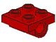 2817-5 Platte plaat 2x2 met 2 pingaten onder rood NIEUW *1B265