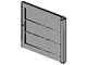 2874-9 Trein, Grote schuifdeur - Type 2 (horizontale planken) lichtgrijs (klassiek) NIEUW *0L0000