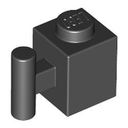 2921-11 Steen 1x1 met handvat zwart NIEUW *1B032