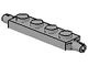 2926-9 Platte plaat 1x4 met wielhouders lichtgrijs (klassiek) NIEUW *1B265
