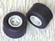 30027ac01-9G Wiel klein 8x9mm breed rond gat met band (Slick) lichtgrijs (klassiek) gebruikt *5W000