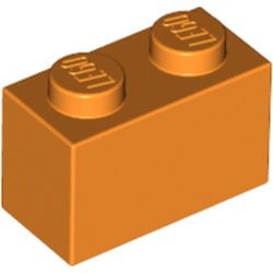 3004-4 Steen 1x2 oranje NIEUW *1B004