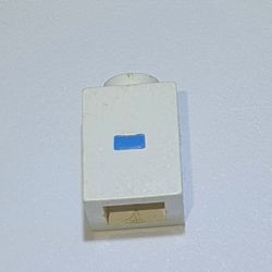 3005ptMinusb-1G Steen 1x1 met teken - wit gebruikt *5V01-15