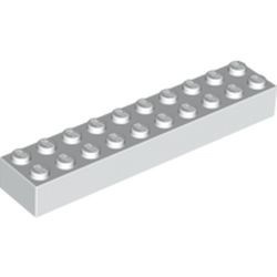 3006-1G Steen 2x10 wit gebruikt *5K0000