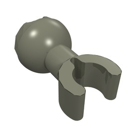 30082-10G Arm met bal en clip donker, grijs (klassiek) gebruikt *5K000