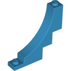 30099-153 Steen,omgekeerde halve boog 1x5x4 blauw, donkerazuur NIEUW *1B381